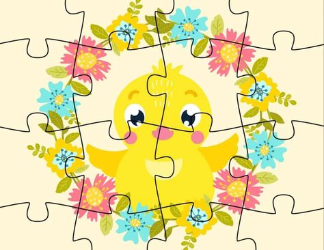 FREE Printable Easter Jigsaw Puzzles for Kids - My Printable Home Spring Puzzles Free Printable, Easter Brownies, Easter Puzzles, Free Printable Puzzles, Christmas Coupons, Printable Puzzles For Kids, Easter Gift Tag, Easter Printables Free, Easter Games