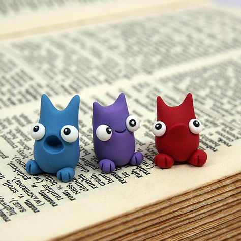 Plasticine Ideas, Crea Fimo, Diy Fimo, Clay Monsters, Polymer Clay Figures, Sculpey Clay, Astuces Diy, Polymer Clay Sculptures, Cute Polymer Clay