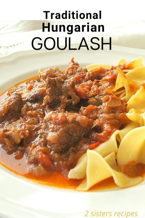 Polish Gulosh Recipe, Paprika Goulash Recipes, Betty Crocker Hungarian Goulash, Hungary Goulash Recipes, Gulosh Recipe Hungarian, Transylvania Goulash Cooks Country, Beef Goulash Recipes Hungarian, Authentic Goulash Recipes, Instant Pot Hungarian Goulash