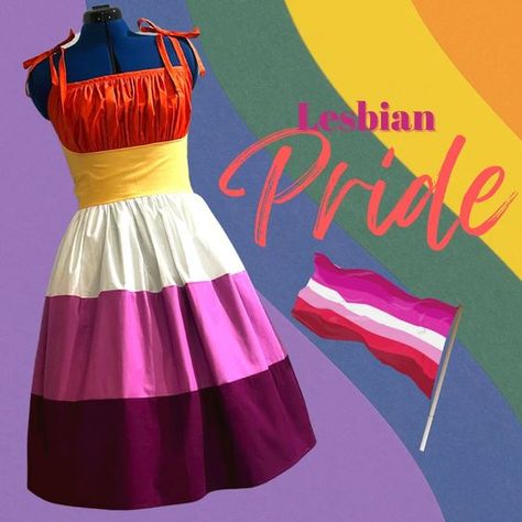 A stable filler good ink flow does not leak. Lesbian Flag Inspired Outfit, Lesbian Flag Outfit, Lesbian Pride Outfits, Subtle Pride Outfit, Lesbian Dress, Lesbian Colors, Pride Dress, Lesbian Flag Colors, Parade Outfit