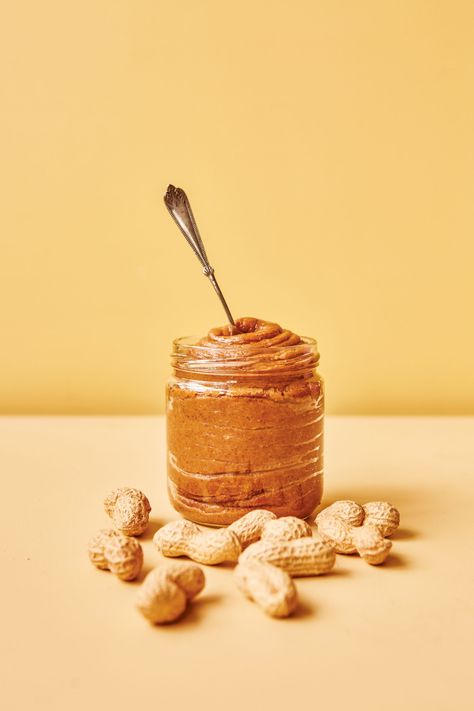 Sweet Spreads: Make Salted Caramel Peanut Butter Peanut Butter Food Photography, Peanut Butter Photoshoot, Peanut Butter Photography, Peanut Butter Aesthetic, Abundance Spells, Nut Butter Recipes, Prosperity Spell, Organic Peanut Butter, Prosperity And Abundance