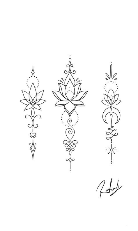 Simple Lotus Tattoo, Sternum Tattoo Design, Maching Tattoos, Simple Tattoos For Women, Small Chest Tattoos, Clever Tattoos, Spine Tattoos For Women, Chest Tattoos For Women, Wrist Tattoos For Women