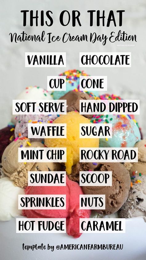 This or That National Ice Cream Day Edition Instagram Story Template #InstaStory #StoryTemp #InstaTemp #InstagramStory #StoryTemplate #InstagramTemplate #InstagramStoryTemplate #ThisOrThat #IceCream #IceCreamDay #NationalIceCreamDay National Icecream Day, National Ice Cream Day, Facebook Engagement Posts, Would You Rather Questions, Ice Cream Day, Facebook Engagement, Interactive Posts, Fun Questions To Ask, Chocolate Cups