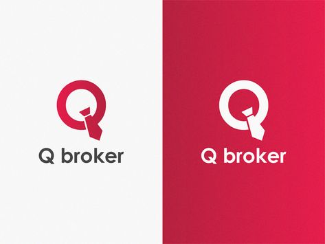 Q broker / logo idea by Yuri Kartashev Broker Logo, Music App Design, Bubble Quotes, Quote Mark, 7 Logo, Medical Posters, Real Estat, Logo Idea, Music App