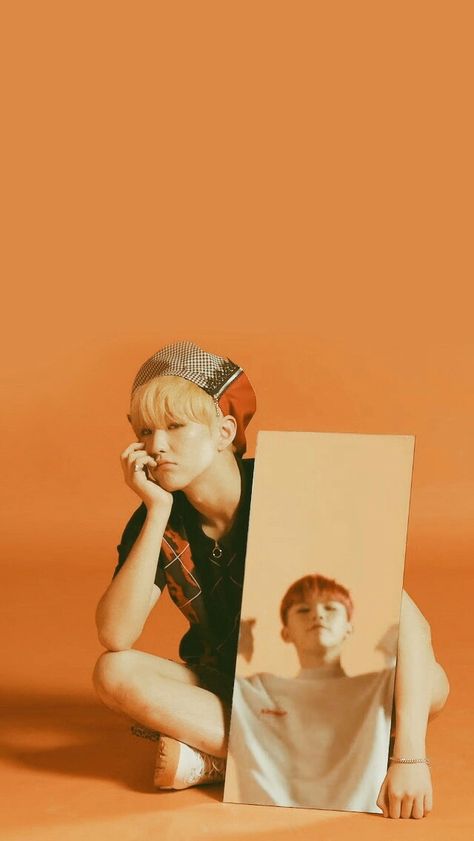 Seventeen Hoshi Change up wallpaper / lockscreen Hoshi Woozi, Carat Seventeen, Seventeen Hoshi, Won Woo, K Wallpaper, Hoshi Seventeen, Seventeen Wallpapers, Orange Aesthetic, 인물 사진