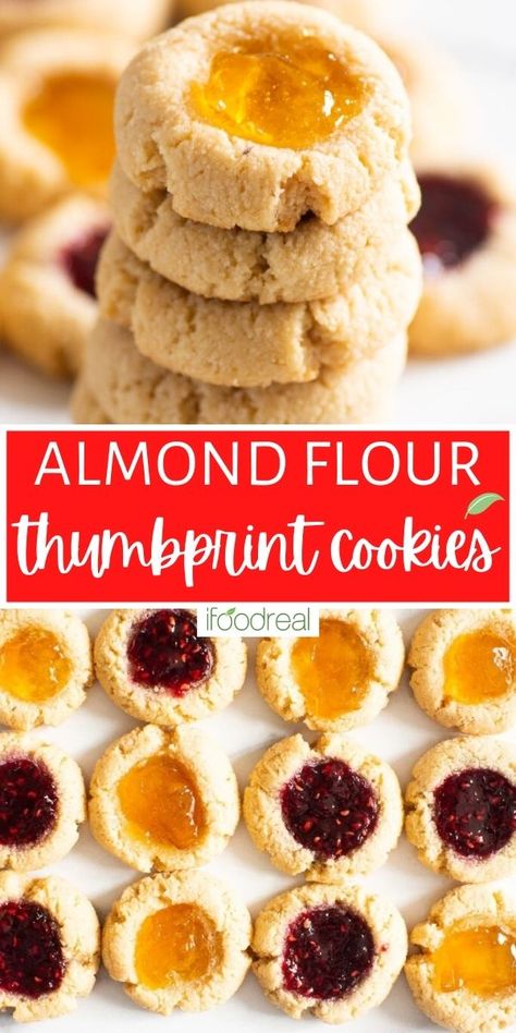 Vegan Kosher Dessert, Almond Flour Jam Thumbprint Cookies, Gf Thumbprint Cookies Gluten Free, Almond Flour Cream Cheese Cookies, Gluten Free Thumbprint Cookies Recipe, Almond Flour Thumbprint Cookies Recipe, Almond Flour Cookie Recipes, Cookies Using Almond Flour, Almond Flour Thumbprint Cookies