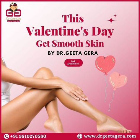 Gift yourself a soft, silky and smooth skin on this valentine with Dr. Geeta Gera Skin, Hair & Laser Clinic . For Further details Please Visit our website https://drgeetagera.com/ Give us a call at 9810270580 to schedule your appointment! #lasertreatment #valentinesday2023 #valentines #smoothskinisin Hair Laser, Laser Clinic, Laser Clinics, Skin Hair, Laser Hair Removal, Laser Hair, Smooth Skin, Hair Removal, Valentines