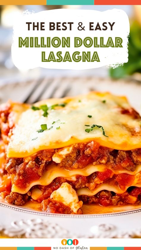 Million Dollar Lasagna Recipe, Million Dollar Lasagna, Leftover Lasagna, Popular Pasta Recipes, Best Lasagna Recipe, Lasagne Recipes, Videos Cooking, Magic Recipe, Savory Sauce