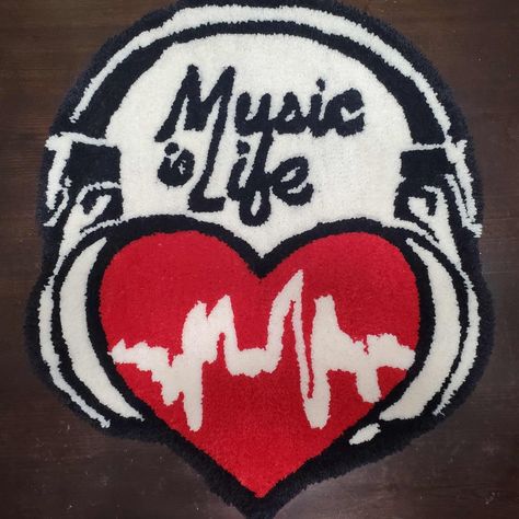 For those that "LOVE" Music! Message me for a quote on your own custom rug. . . . #musiclover🎶 #musicislife❤️ #customrugs #customgifts #musichealsthesoul #handmaderugs #tuftedrugs #customdesigns #giftideas #rugsforsale #tufting Photography Gifts, Music Heals, Love Music, That's Love, Vibrant Design, Music Is, A Quote, Music Is Life, Custom Rugs