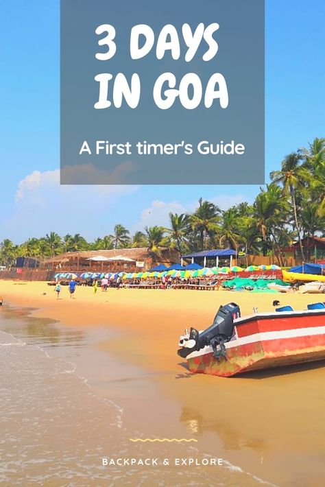 A perfect Goa itinerary for 3 days in Goa. A short handy guide for first-timers with the best of everything in Goa- beach, forts, falls and history. Goa Itinerary, Goa Travel, India Travel Guide, Nepal Travel, Goa India, Dream Trip, Travel Images, Culture Travel, India Travel