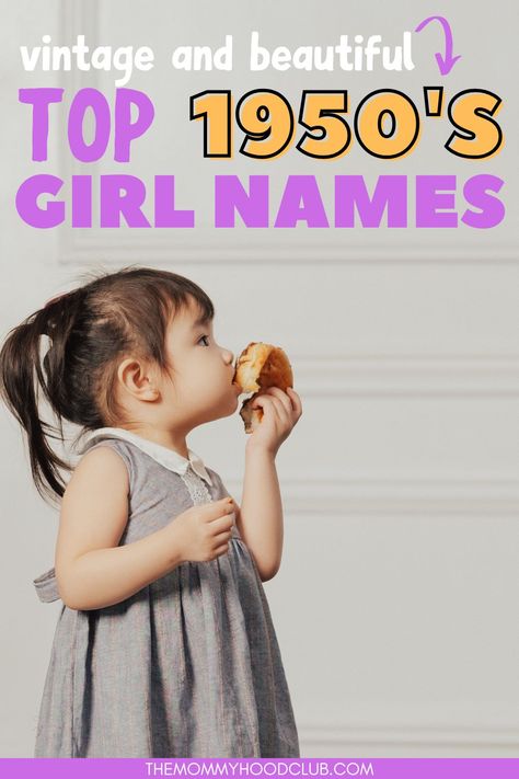 1950s Girl Names, 50s Names, 1950s Names, S Baby Girl Names, S Girl Names, Vintage Baby Girl Names, Victorian Names, Popular Baby Girl Names, 1950s Girl