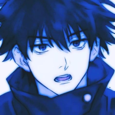 More pfps #animeart #fypp Black And Blue Anime Pfp, Blue Jjk Icon, Blue Aesthetic Icon Anime, Dark Blue Pfp Anime, Blue Aesthetic Anime Pfp, Blue Manga Pfp, Blue Icons Anime, Blue Profile Picture, Anime Pfp Blue