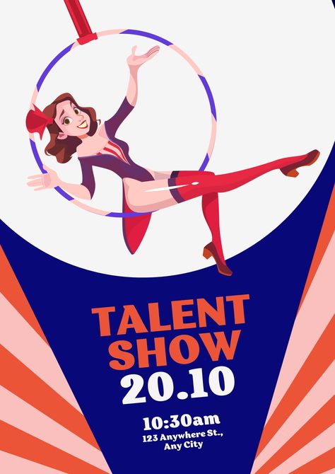 Blue White Illustration Event Talent Show Flyer #canva #canvastemplate #canvatemplate Talent Show Flyer, Show Flyer, White Illustration, Talent Show, Flyer Template, Blue White, Blue And White, Canvas, Blue