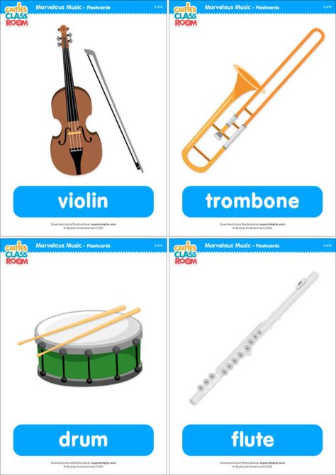 Marvelous Music - Super Simple Music Flashcards, Lego Hotel, Bucket Drumming, Movement Songs, Background For Powerpoint Presentation, Super Simple Songs, Flashcards For Kids, Simple App, Making Music