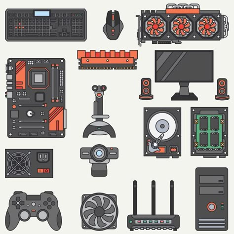 How to Build a PC: Beginner's Guide (Choose your Parts & Assemble) Building Gaming Pc, Pc Parts Custom Pc, Pc Building Guide, Building A Computer, How To Build A Computer, How To Build A Pc, Pc Build Ideas, Build A Computer, Building A Pc