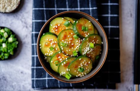 TikTok Loves This Mess-Free Asian Cucumber Salad Recipe: It Preps in 5 Minutes Using a Single Container Asian Cucumber Salad, Easy Potato Salad, Goat Cheese Recipes, Slow Cooker Beef Stew, 5 Ingredient Recipes, Cucumber Recipes Salad, Hot Dog Recipes, Goat Cheese Salad, Broccoli Beef