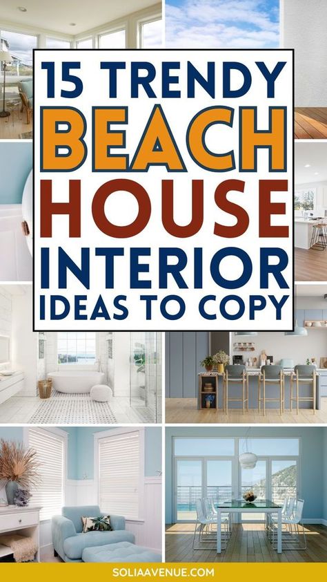 Create a stunning seaside home with our curated beach house interior coastal cottage decorating ideas and beach theme house interior design decorating ideas. Discover how to blend textures and colors for that perfect beachy feel. Furniture For Beach House, Beach House Wainscoting Ideas, Coastal Virginia House, Small Beach Home Decor, Beach Porches Coastal Cottage, Beach House Board And Batten, Coastal Kitchen Ideas Decor, Beach Condo Renovation, Beach House Interior Design Seaside