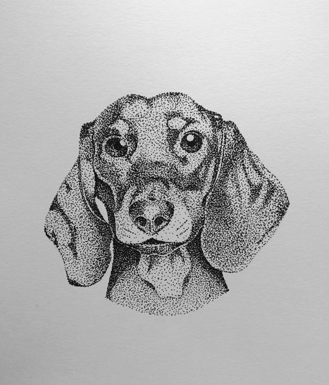 Dot Art Drawing Ideas, Stippling Drawing Ideas, Dot Sketch, Stipple Drawing, Pointalism Art, Stippling Drawing, Dotted Drawings, Fineliner Art, Draw Step By Step