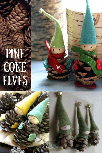 Pine Cone Elves Xmas Crafts To Sell, Selling Crafts Online, Selling Crafts, Christmas Fabric Crafts, Christmas Pine Cones, Christmas Crafts To Sell, Cones Crafts, Christmas Tree Crafts, Pine Cone Crafts