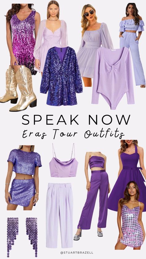 Speak now inspired outfit ideas for the Taylor Swift eras tour Speak Now Era Tour Outfits, Taylor Swift Eras Speak Now Outfit, Taylor Swift Speak Now Era Tour Outfits, Eras Outfit Ideas Speak Now, Era Tour Outfit Ideas Speak Now, What To Wear To A Taylor Swift Concert Fearless, Eras Tour Outfit Ideas Comfy, Eras Tour Outfit Ideas All Eras, Speak Bow Eras Tour Outfit