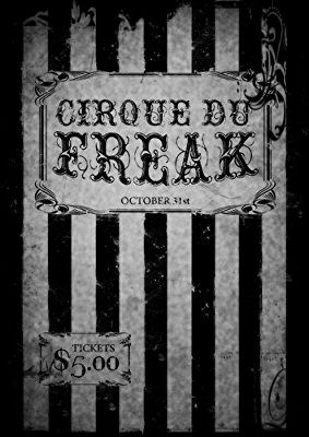 Goth Scrapbook Printables, Goth Circus Aesthetic, Shrine Art, Carnival Poster, Circus Signs, Circus Illustration, Haunted Carnival, Creepy Circus, Gothic Poster