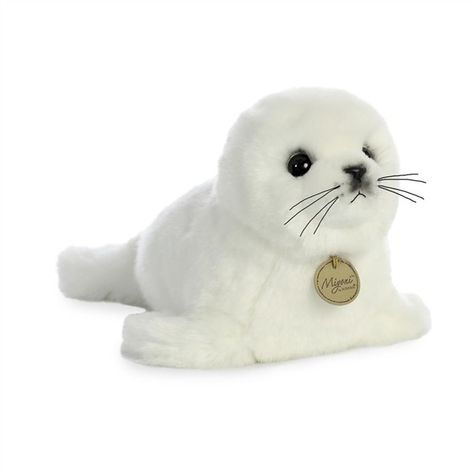 Aurora Plush, Harp Seal, Harbor Seal, Kawaii Plush, Kawaii Plushies, Cat Icon, Cute Stuffed Animals, 영감을 주는 캐릭터, Cute Plush