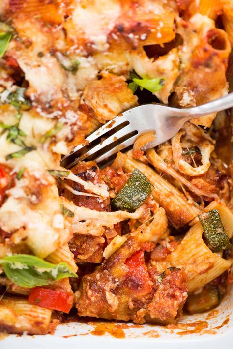 Baked Spaghetti With Vegetables, Vegetable Pasta Bake Recipes, Pasta And Vegetable Recipes, Easy Vegetable Pasta, Loaded Pasta, Veggie Pasta Bake, Pasta With Vegetables, Healthy Pasta Bake, Vegetable Pasta Recipes