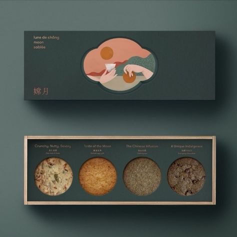 🍪 Sophisticated visual identity and packaging design system ROCCA Mid-Autumn Giftbox by @wwave.design The ROCCA Mid-Autumn Giftbox is a set of 2 cookie boxes with traditional chinese style pairing with modern european flavour. Are you loving this design? Don’t keep it to yourself! Share it in your stories! ❤️ Follow @digitalpointhq for design inspiration #brandidentitydesign #cookies #identitydesign #packagingdesign #visualidentity #packaging #design #artanddesign #diseñodeempaques #ch... Cookie Boxes, Keep It To Yourself, Modern European, Modern Chinese, Cookie Box, Mid Autumn, Bottle Packaging, Packaging Mockup, Design System