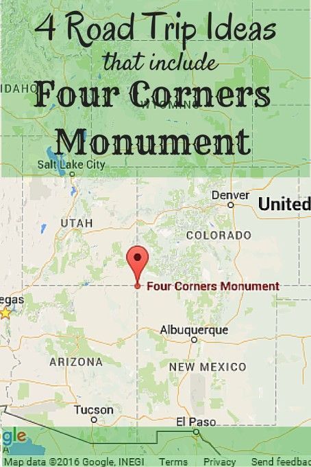 4 Road Trips Ideas That Include Four Corners Monument Four Corners Monument, Roadtrip Ideas, Travel United States, New Mexico Road Trip, Southwest Travel, Trip To Grand Canyon, Road Trip Ideas, Utah Road Trip, Cross Country Road Trip