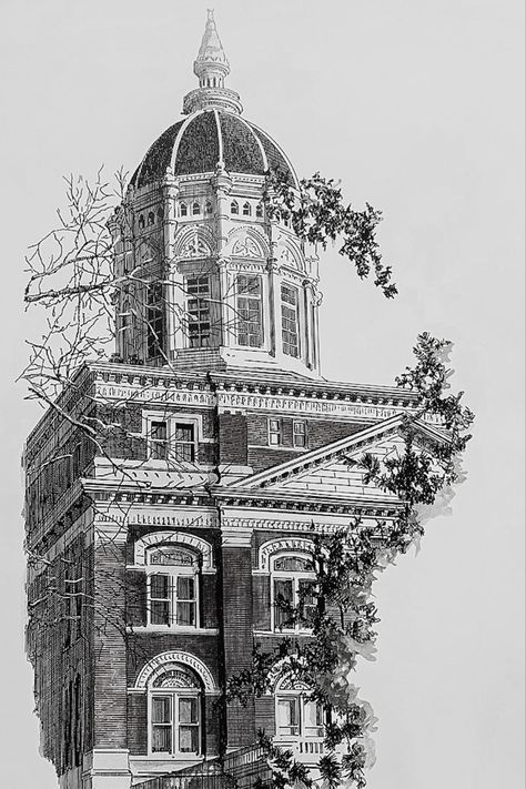 Pencil Architecture Drawings, Detailed Sketches, Architectural Sketches, Building Drawing Architecture Sketches, Building Sketches, Architecture Ink Drawing, Ink Architecture Drawing, Architecture Biro Drawing, Archeticture Sketch Buildings