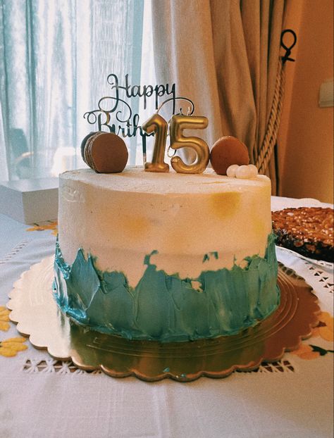 15th birthday cake 🎂 15th Birthday Cake, 15th Birthday Cakes, Birthday Plans, Cityscape Wallpaper, Birthday Idea, Birthday Planning, Karma Quotes, 15th Birthday, Cakes For Boys