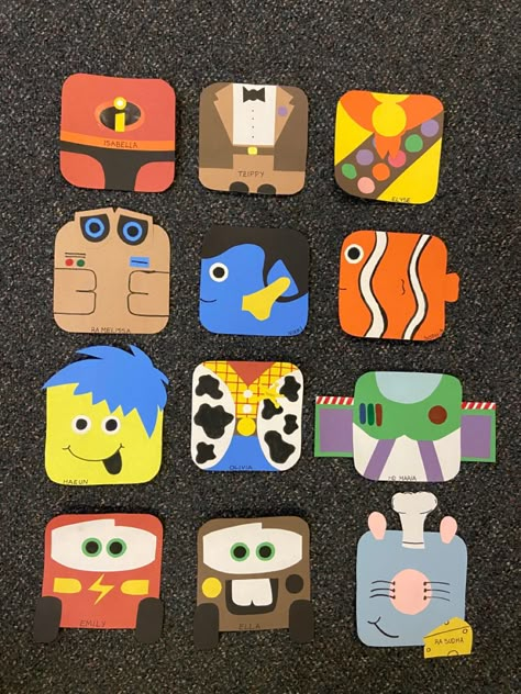 Pixar Door Decorations, Inside Out Ra Board, Movie Door Decs, Up Door Decs, Disney Banner, Disney Door Decs, Disney Ornaments Diy, Dorm Themes, Ra Door Decs