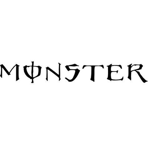 Monster Logo Drawing, Monster Logo Tattoo, Monster Energy Drawing, Monster Energy Tattoo, Monster Logo Design, Monster Energy Logo, Famous Fonts, Motocross Logo, Monster Font