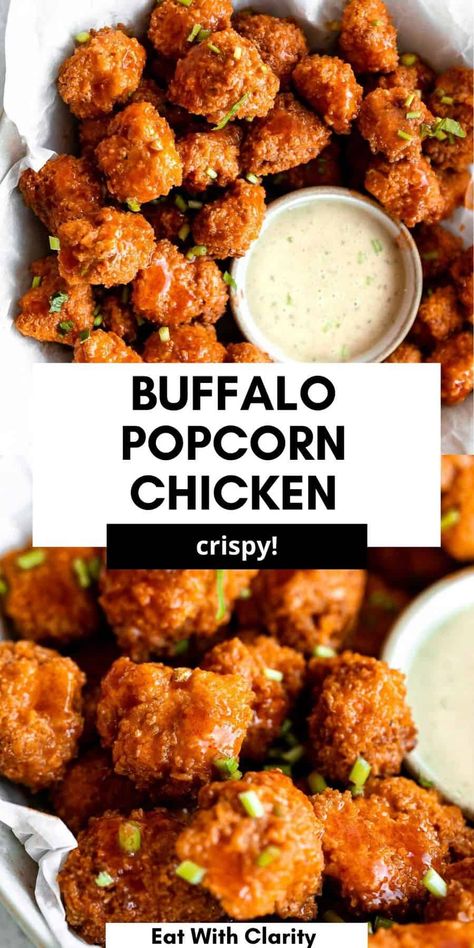 Game Day Air Fryer Recipes, Buffalo Bites Chicken, Buffalo Chicken Poppers, Gluten Free Chicken Bites, Air Fryer Football Food, Football Air Fryer Recipes, Air Fryer Super Bowl Food, Chicken Bites Air Fryer Recipes, Air Fryer Chicken Bites Healthy