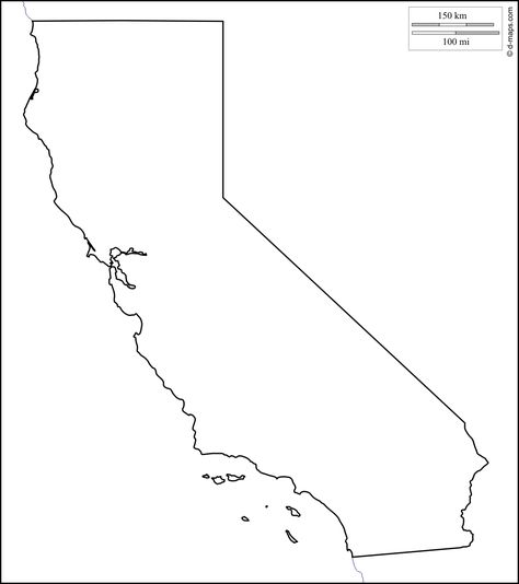 California : free map, free blank map, free outline map, free base map : coasts, limits (white) Interactive Media, Tag Image, Free Maps, California Map, To Color, Montessori, Image Search, Not Available, Right Now