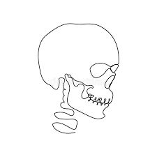 One Line Skull, Line Art Skull, Minimal Skull, Skull Line Art, Dia De Los Muertos Decorations Ideas, Embroidered Canvas Art, Line Art Illustration, One Line Art, Embroidered Canvas