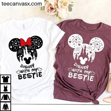 Disney With My Bestie Shirt, Disney Shirt, Mickey Shirt, Minnie Shirt, Disneyland Shirt, Friends Shirt, Besties Shirt, Disney Trip Shirt Check more at https://teecanvasx.com/product/disney-with-my-bestie-shirt-disney-shirt-mickey-shirt-minnie-shirt-disneyland-shirt-friends-shirt-besties-shirt-disney-trip-shirt/ Hollywood Studios Disney Shirt Ideas, Disney With My Bestie Shirt, Disney Vinyl, Disney Gear, Disney Best Friends, Disneyland Shirt, Twin Day, Cute Disney Outfits, Matching Disney Shirts