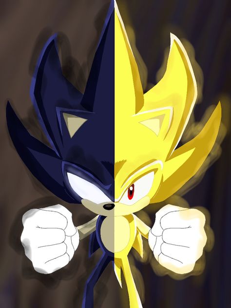 Dark Sonic, Super Shadow, Good And Evil, Shadow The Hedgehog, Jurassic World, Drawing Tips, Canvas Art Painting, Dragon Ball Z, Sonic