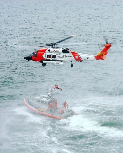 US Coast Guard Coast Guard Helicopter, Semper Paratus, Coast Guard Rescue, Rescue Helicopter, Us Coast Guard, Coast Guard, Helicopter, Aircraft, United States