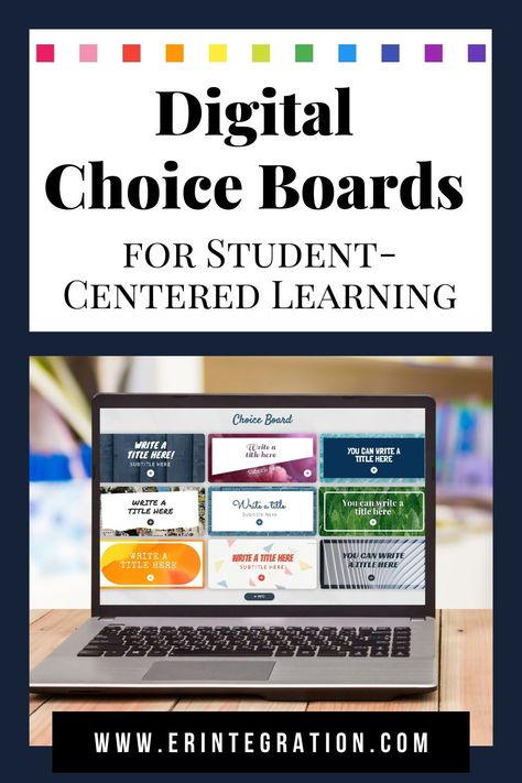 Learn how  to create digital choice boards & learning menus on Genially plus see how they can be used remotely for engaging, interactive, & meaningful distance learning activities or student-centered lessons in the classroom. Genially makes creating choice boards for elementary students easy! #sponsored Classroom Choice Boards, Math Choice Board, Choice Boards First Grade, Learning Menus And Choice Boards, Remote Learning Elementary, Digital Choice Boards, Distance Learning Elementary, Project Based Learning Elementary, Project Based Learning Kindergarten