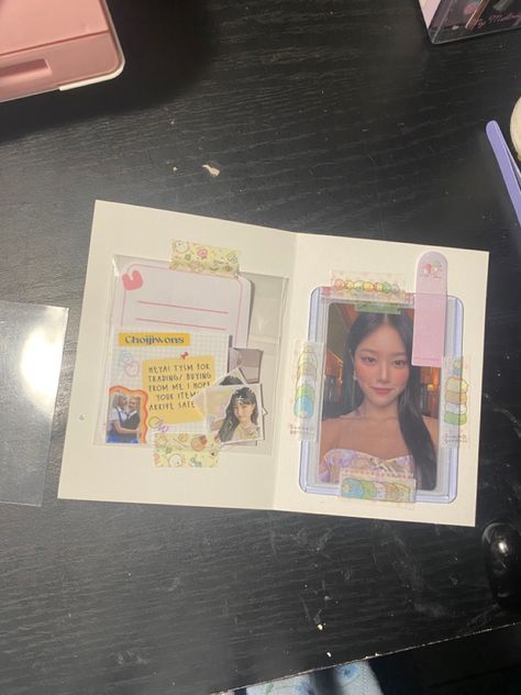 hyunjin loona kim hyunjin photocard trading kpop photocard deco trading packing yoon stayc freebies sumikko gurashi Photocard Trade Packaging Ideas, Photocard Trade Packaging, Kpop Trading, Kpop Packing, Photo Card Ideas, Happy Mail, Packaging Design Inspiration, Photo Card, Pretty Pictures