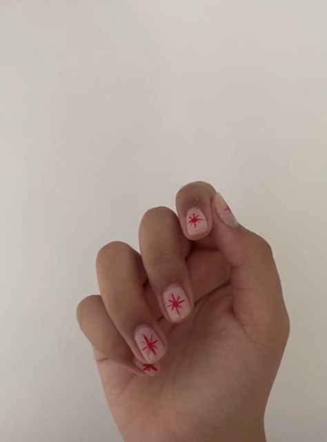 North Star Nails, Star Nail Art, Square Nail Designs, Short Square Nails, Star Nails, Marble Nails, Nails Inspo, Nail Tutorials, Square Nails