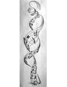 Music Note Arm Tattoo Design Sheet Music Tattoo, Music Notes Wall Art, Music Tattoo Sleeves, Tattoo Sleeve Filler, Music Notes Tattoo, Tattoo Music, Music Note Tattoo, Trendy Music, Kunst Tattoos