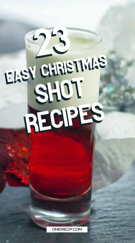 Get ready for the holidays with 23 easy Christmas shot recipes that are perfect for any festive gathering! Fun, delicious, and simple to make—visit our site for the full collection! 🎄🍹🎉 Red Colored Shots Alcohol, Ornament Shot Recipe, Holiday Shots Recipes, Christmas Shots Alcohol Holiday Drinks Cocktail Recipes, Christmas Party Shots Holiday Drinks, Christmas Ornament Shots, Easy Christmas Shots Recipes, Adult Christmas Drinks Alcohol, Xmas Alcoholic Drinks