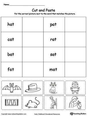 AT words,AT word families,word family,phonics printables,cvc words,word sorting,learning words,kindergarten worksheets,flashcards,cvc word picture match Word Families Printables, Kindergarten Word Families, Phonics Printables, Cvc Worksheets, Cvc Words Worksheets, Word Family Activities, Word Definition, Word Family Worksheets, Family Worksheet