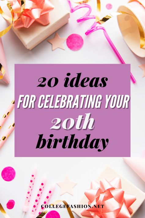 20th Bday Ideas For Guys, Birthday Theme 20 Years, 20 Year Old Birthday Decorations, Birthday Themes For 20 Year Olds, Birthday 20 Years Ideas Decoration, Party Themes For 20th Birthday, Party Theme Ideas For 20th Birthday, Birthday Ideas For Women 20th, 20 Th Birthday Gift Ideas