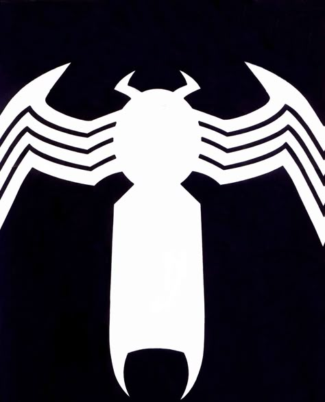 Venom (Eddie brock) Symbol Venom Chest Symbol, Venom Symbol, Venom Eddie Brock, Spiderman Symbiote, Spidey Icon, Venom Eddie, Venom Logo, Spiderman Black, Symbiote Spiderman