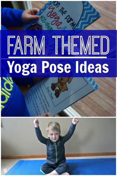 Yoga is great for developing kinesthetic perception because it helps improve bodily and spatial awareness. Sensorimotor Activities, Farm Yoga, Preschool Yoga, Yoga Pose Ideas, Pink Oatmeal, Farm Lessons, Animal Yoga, Childrens Yoga, Farm Unit