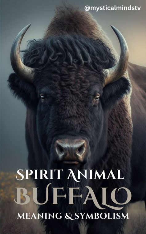 The buffalo has been revered by many cultures for centuries as a symbol of strength, abundance, and wisdom. Their massive size and power represent the strength we need to overcome obstacles in our lives, while their ability to provide for their community reflects their spiritual significance as a symbol of prosperity and abundance. We also explore the buffalo's mythology as a guide and messenger, offering messages of hope, resilience, and endurance. In addition, we discuss the buffalo's ass Buffalo Spirit Animal Meaning, The Great Spirit, Spirit Animal Meaning, Messages Of Hope, Animal Meanings, Great Spirit, Prosperity And Abundance, Animal Symbolism, Symbols Of Strength