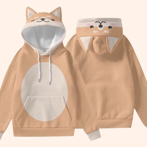 Shiba Dog, Animal Hoodie, Cute Hoodie, Cat Hoodie, Dog Sweatshirt, Dog Hoodie, Dog Pet, Pet Lover